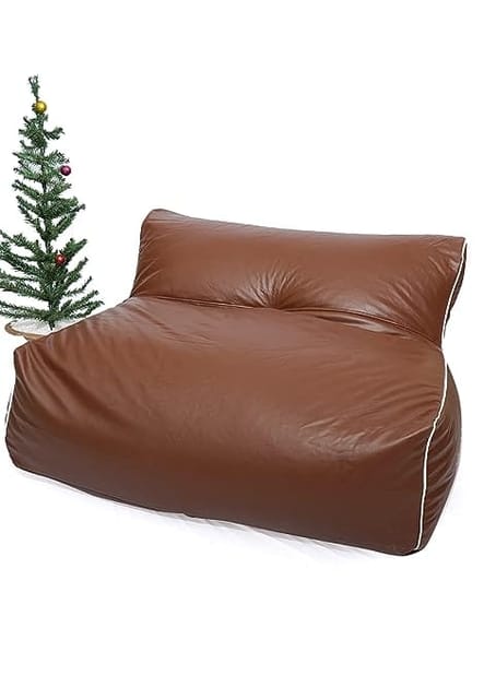 Rigid synthetic-leather bean bag Sofa Lounge Outside