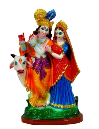 Simonart and printing handicrafts fiber radha krishna idols