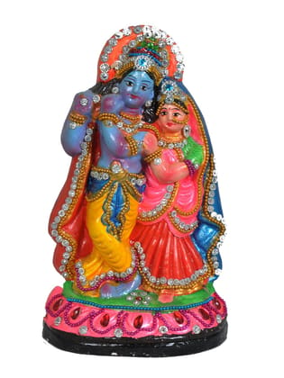 simonart and printing radha krishna idol 28 cm