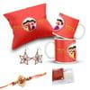 Delberto Rakhi Rakhi for Brother Most Awesome Bro Printed Mug Gift Set of Mug 330ml Gift Best Rakhi Gift for Brother Rakhi for Brother (Most Awesome BRO-Mug-Rakhi-Card)