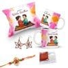 Delberto Rakhi Rakhi for Brother Most Awesome Bro Printed Mug Gift Set of Mug 330ml Gift Best Rakhi Gift for Brother Rakhi for Brother (Most Awesome BRO-Mug-Rakhi-Card)