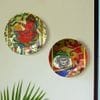 Hanging plate decorative plate Wall Hanging Ceramic Decorative Combo Plates 8"&10" - 2 pcs Set|