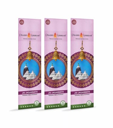 JPSR Temple Collection Jai Jagannath Temple Premium Incense Sticks Combo