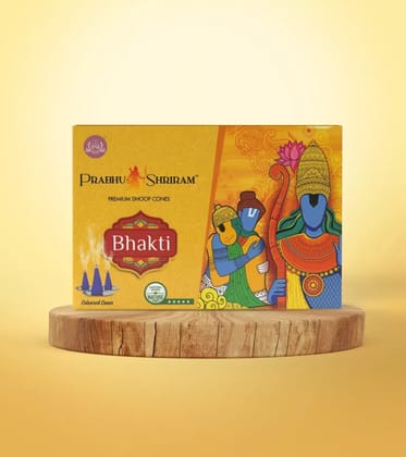 JPSR Charcoal Free Bhakti Dhoop Cone | 25 Cones Pack of-1