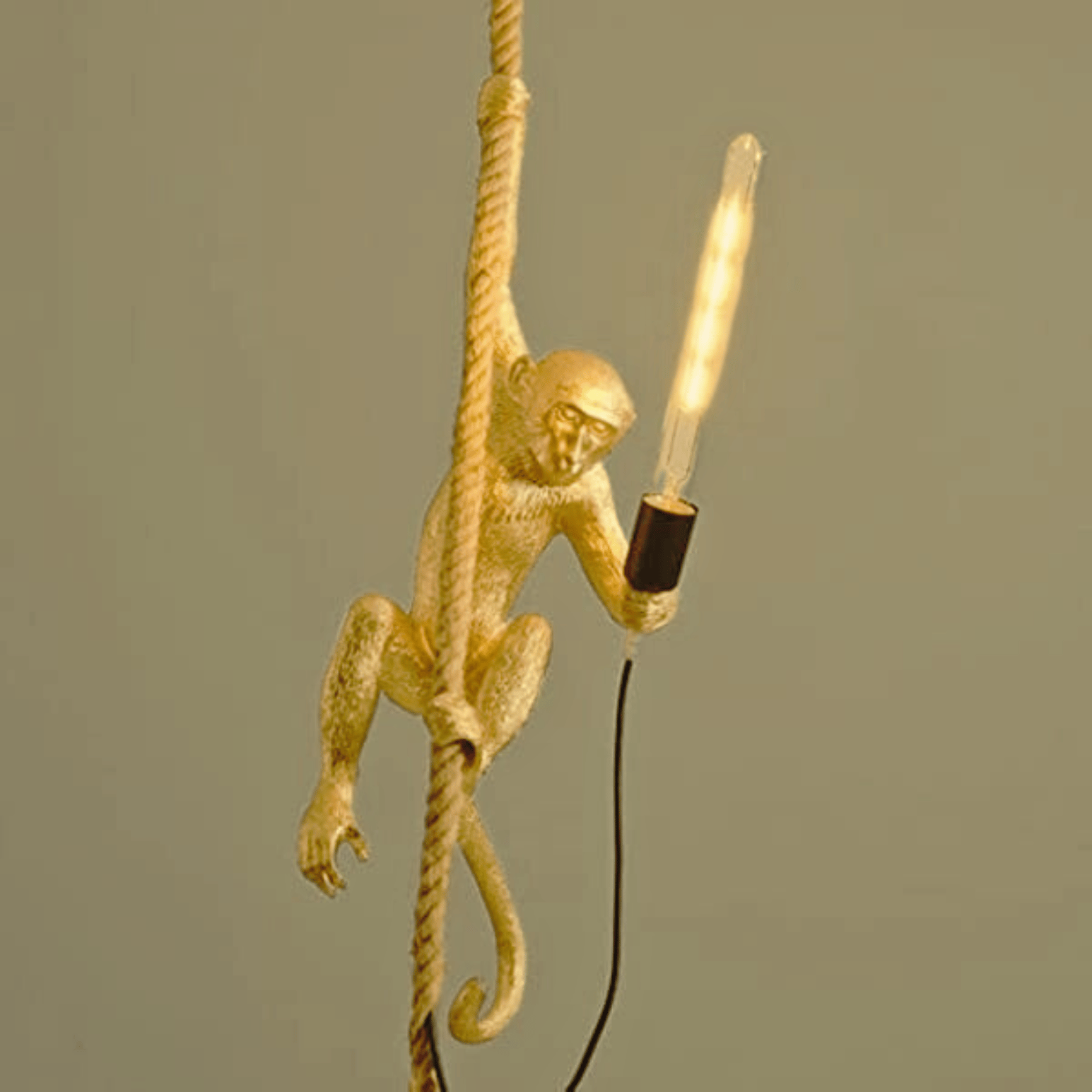 Modern Hanging Art Monkey Decorative Lamp