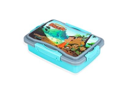 Cookzella Locket Lunch Box Plastic HIGH Quality Snack Box for Kids School Customized Plastic Lunch Box for Girls - Ideal Return Gifts for Birthday