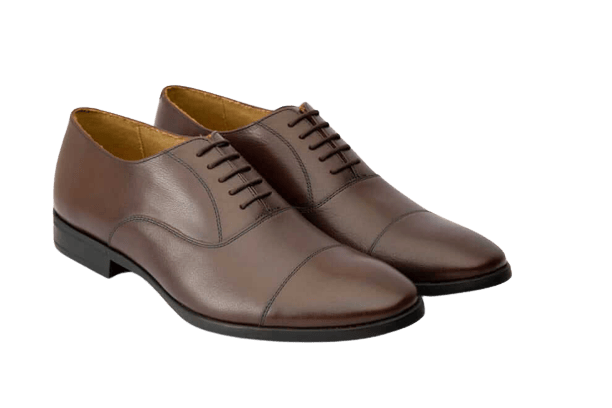 HILL BIRD Larc Brown Lace-up Oxford Leather Shoes for Men