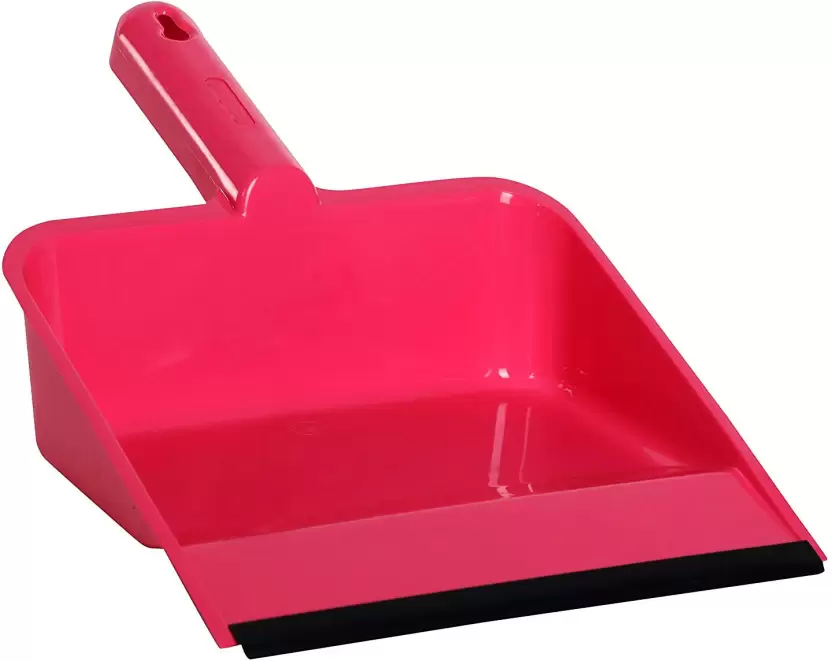 Plastic Dustpan Unbreakable Products Plastic Dustpan Plastic Dustpan  (Pink)