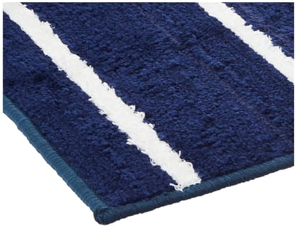 Microfiber Door Mat  (Blue, Medium, Pack of 2)