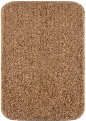 Microfiber Door Mat  (Brown, Free, Pack of 2)