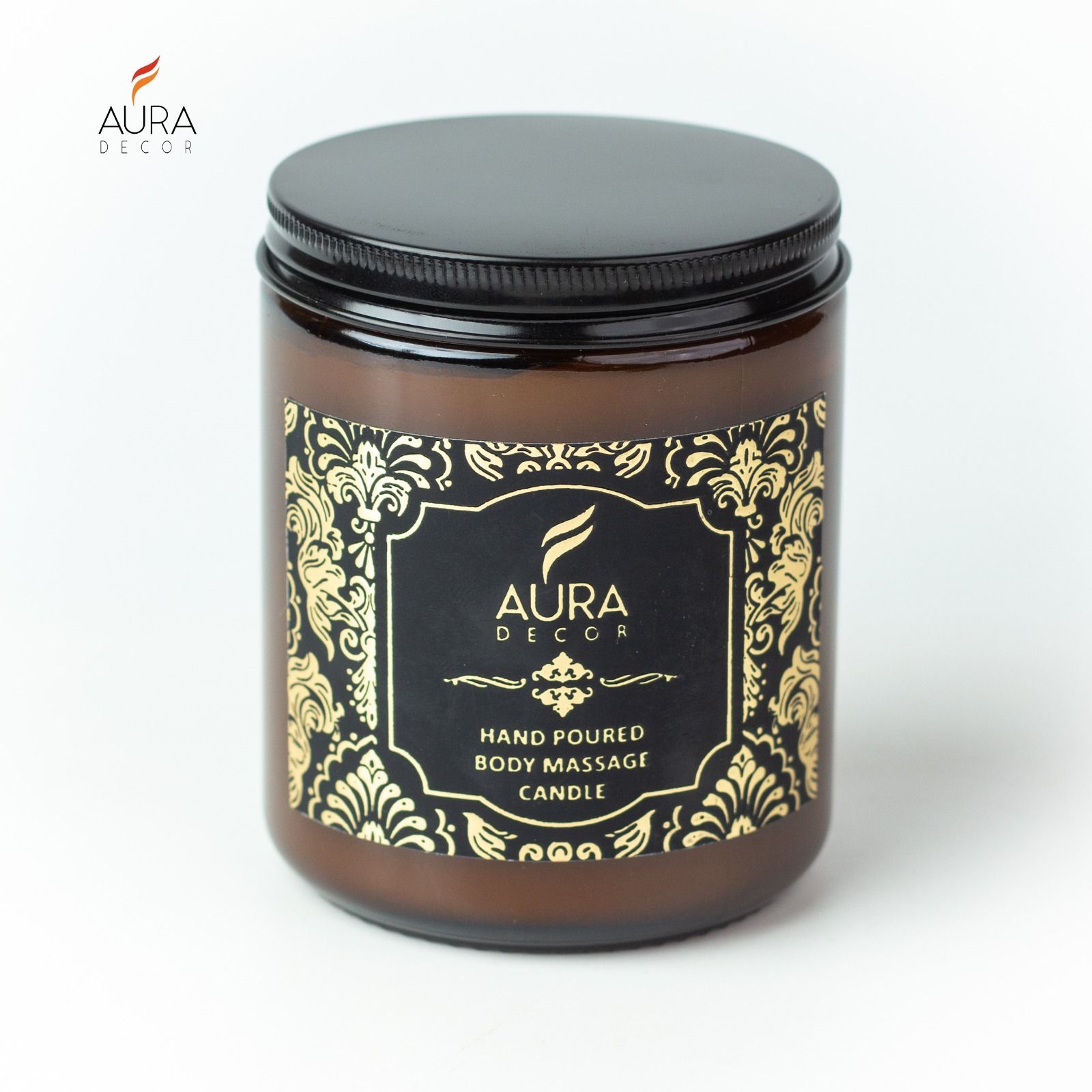 Aura Decor Body Massage Candle (Made of Pure Natural Wax & Essential Oils)