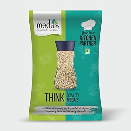 Meda's Premium White Poppy Seeds (Khus Khus) | 100% Pure | Non-mixed quality | 100 Grams