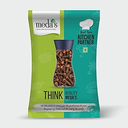 Meda's 100% Natural Cloves (Laung) | Premium | 100 Grams (50 grams x 2)