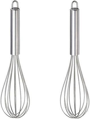 Metrolife Hitu Pack Of 2 | Stainless Steel Egg Beater/Hand Blender (Pack of 2)