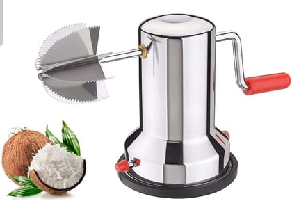 Metrolife Coconut Grater Machine, Coconut Crusher Manual Hand Roller (Pack of 1)