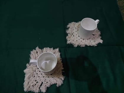 Macrame Tea Coaster- Set of 4