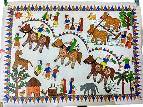 Pithora Art Painting-23 * 30 inch