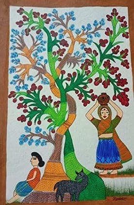 Gond Art Painting-23 * 15 Inch