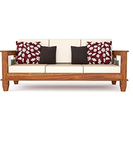 Wood Standard Sofa Set 3 Seater Furniture