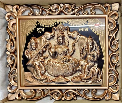 Adorable Laxmi, Ganesha And Saraswati Showpiece