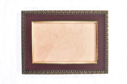 Photo glass frame (6 x 4 inch) Premium Traditional Golden art wooden made | Jofos