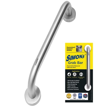 Simon's 100% Stainless Steel 304 Heavy Duty Grab bar for Bathroom handrailing and Safety Handle for Elderly - 20 inch