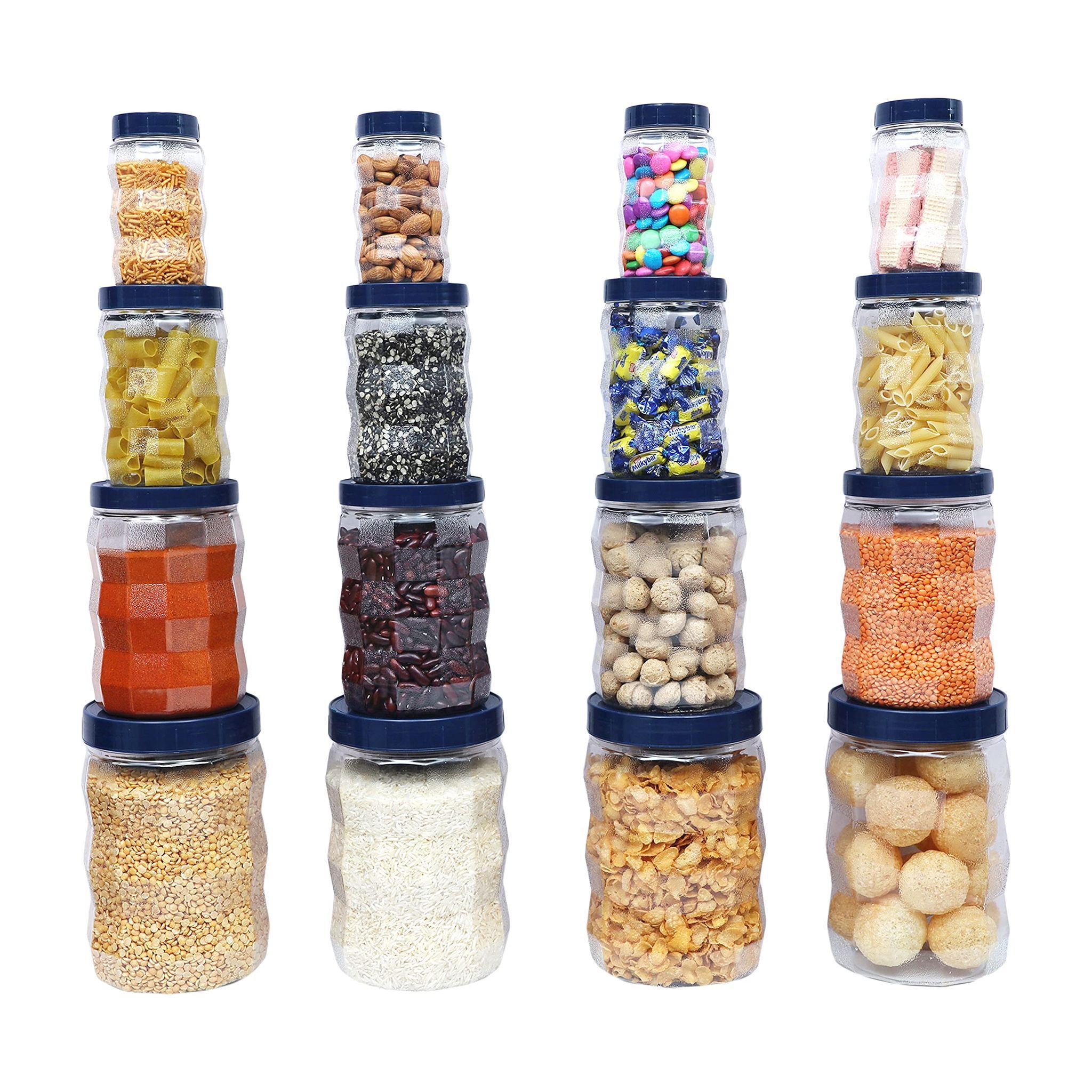 BEAR GRIPS luxury 16 set kitchen airtight BPA free containers/jars set