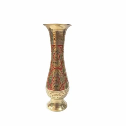 Antique Brass Flower Vase