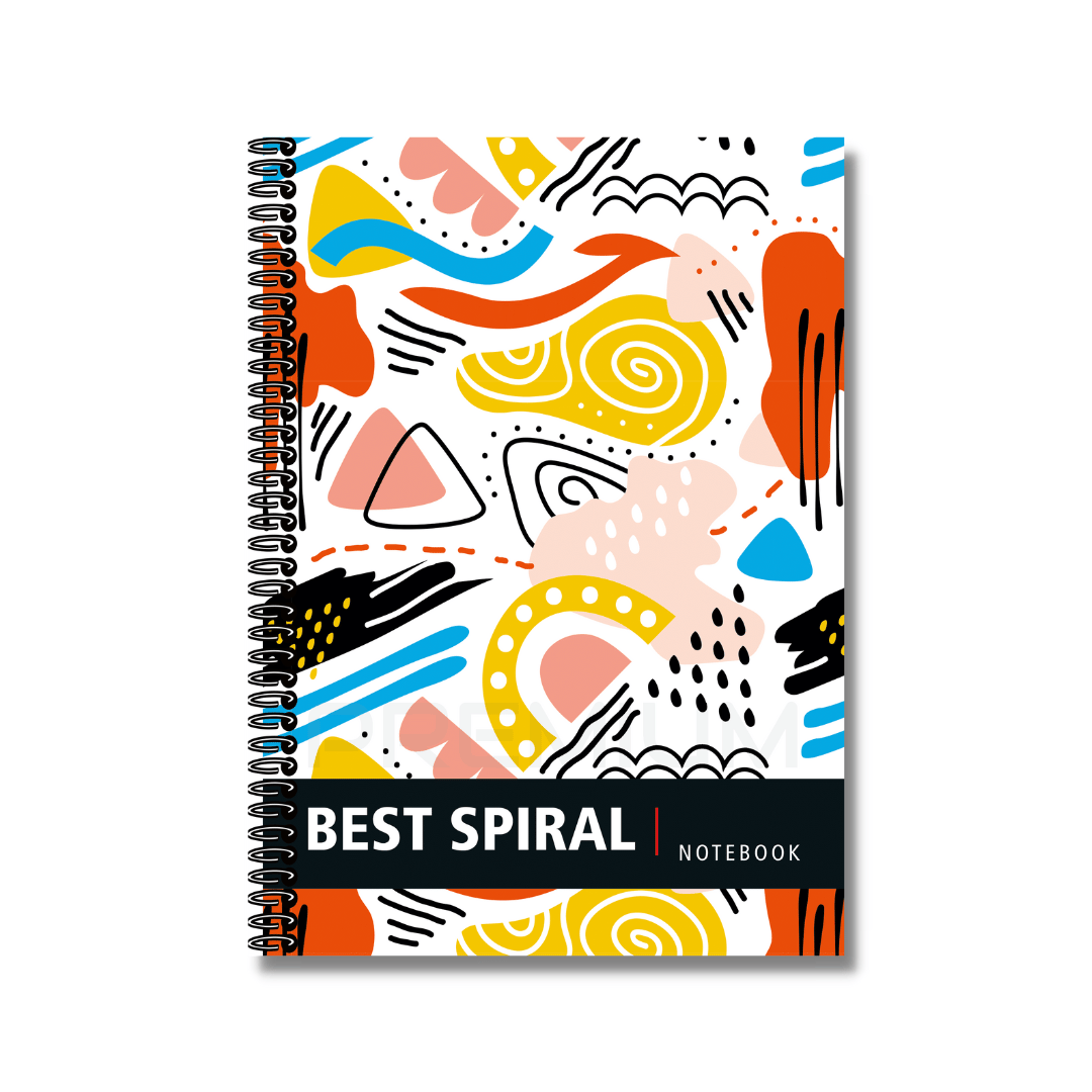 200 Pages Ruled Spiral Notebook (200 × 03 = 600 Pages) By Best Spiral® (Pack Of 3)