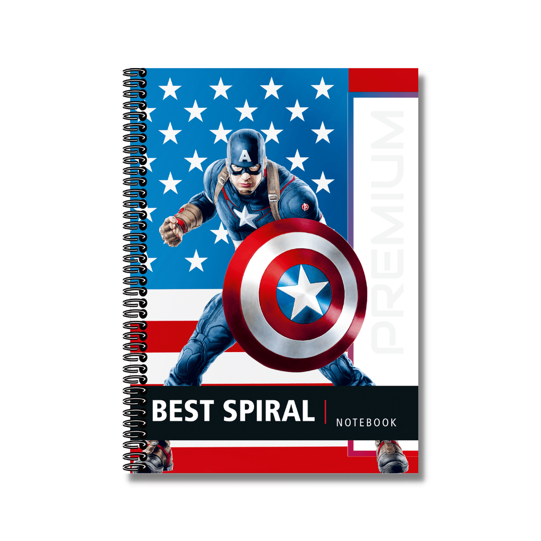 200 Pages Ruled Spiral Notebook (200 × 03 = 600 Pages) By Best Spiral® (Pack Of 3)