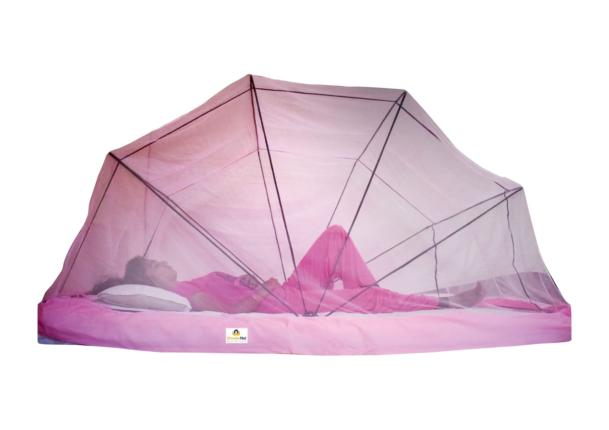 WonderNet Mosquito Net for Hostel Bed/Paying Guest Bed Size (2.5ftX6ft OR 30inch Width X 72inch Length)