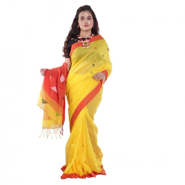 Handwoven Cotton Saree