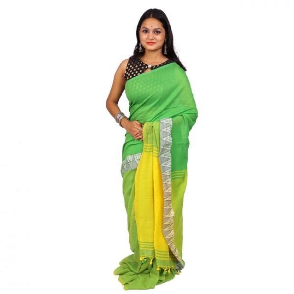 Handwoven Cotton Saree