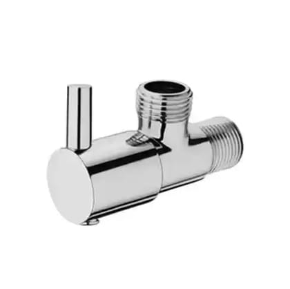 Leak Resistance Ruggedly Constructed Easy To Install Brass Angle Valve SILVER