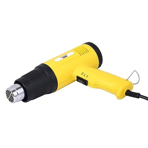 Asian Paints Trucare Heat Gun | Nozzle Attachment for Removing & Drying Paint Coats | Welding & Roofing Repair | Yellow | 1800 watt