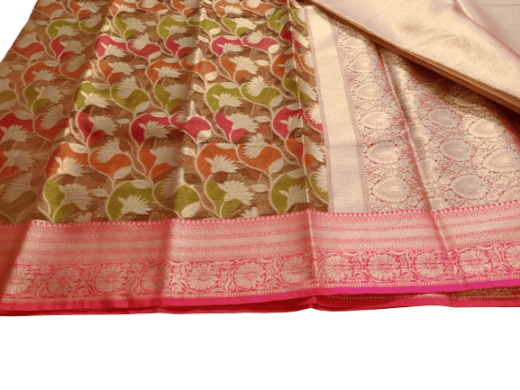 Buy Baby Pink Crystal Organza Saree With All Over Floral Work, Embroidery  Work Beautiful Saree, Hand Work Saree, Party Wear Saree, Saree Blouse  Online in India - Etsy