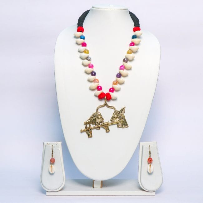 Dokra Radha Krishna Necklace