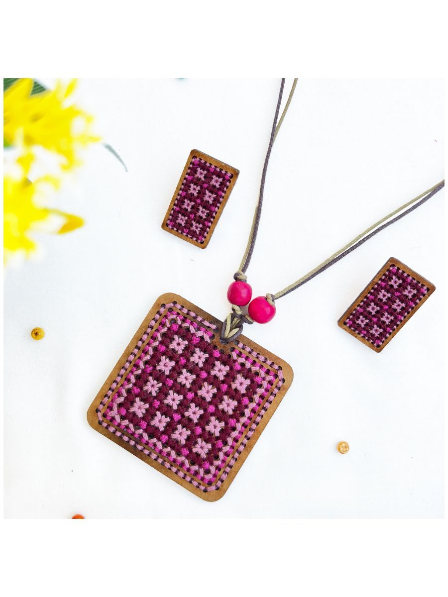 Square Pendant Set