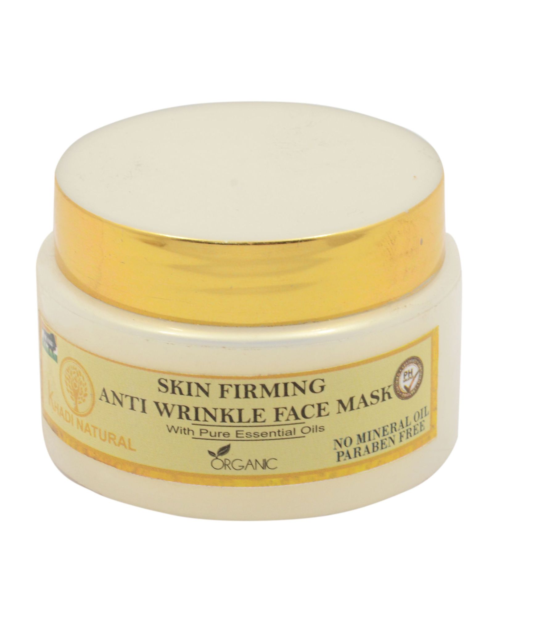 Khadi Natural Skin Firming Anti-Wrinkle Face Mask 50 G - Rejuvenating Facial Treatment for Youthful, Radiant Skin - Natural Skincare