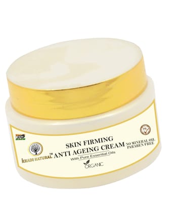 Khadi Natural Skin Firming Anti-Ageing Cream 50G - Rejuvenating and Firming Cream for Youthful, Radiant Skin - Natural Skincare