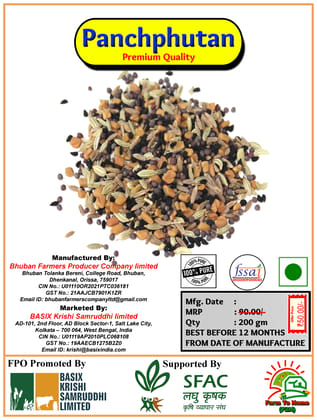 Panchphutan | Premium Quality | 200 gm