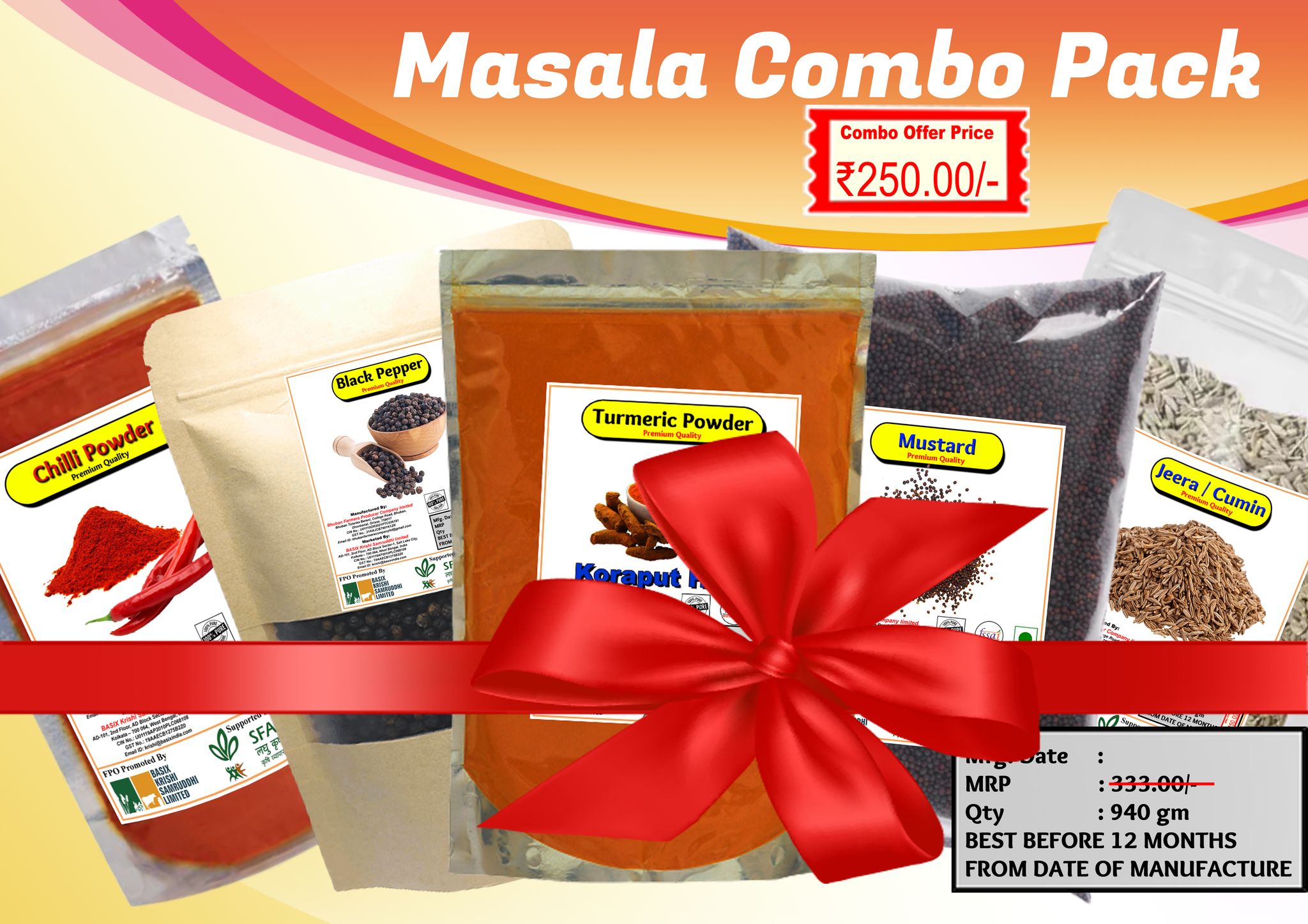 Masala Combo Pack | 940 gm