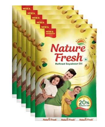 NATURE FRESH SOYABEAN OIL PACK OF 6