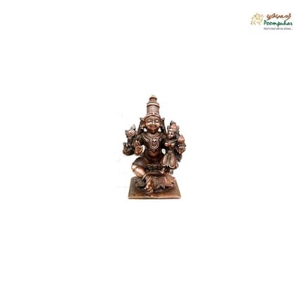 Copper lakshmi Narayana 3 inches