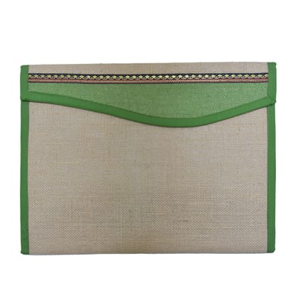 Tribes India Jute Green File Folder