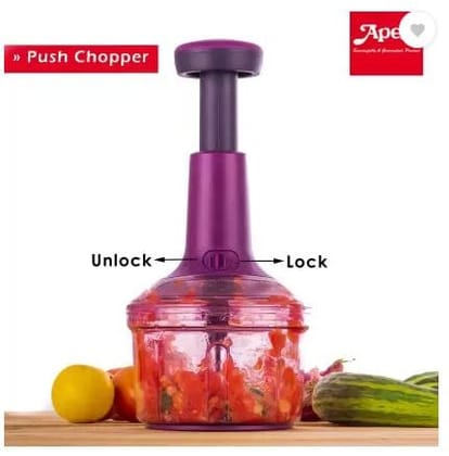 1pc Handheld Vegetable Chopper, Ideal For Fruits, Vegetables