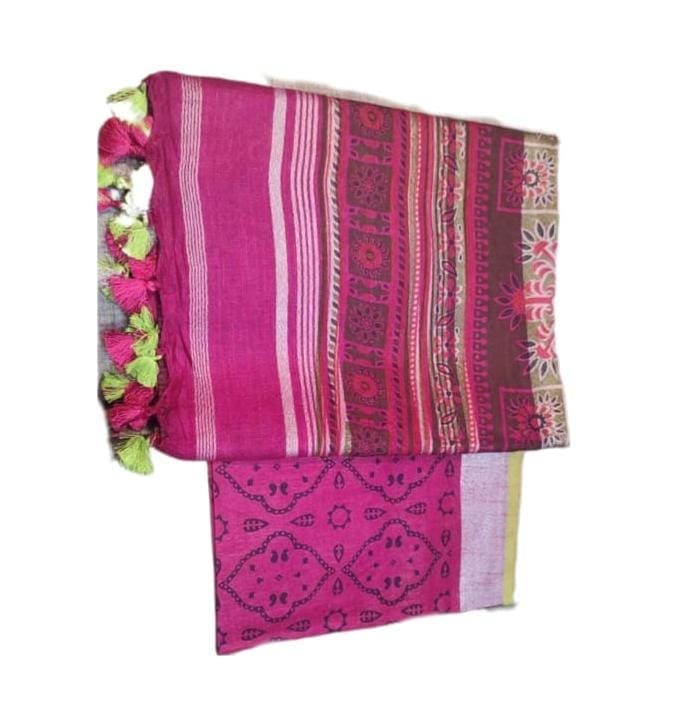 Khadi Silk Printed Saree