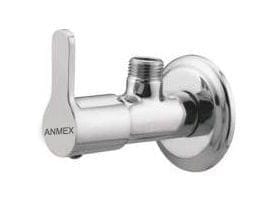 ANMEX Premium quality stainless steel FLORA Angle Valve Cock Chrome Plated - SET OF 1