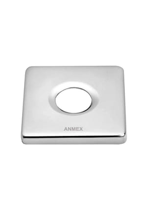 ANMEX SQUARE Wall Flange Premium Stainless Steel for Kitchen Taps/Bathroom Taps/Faucets (Chrome Plated)