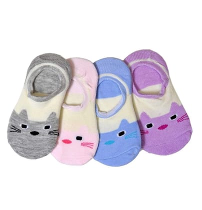 Clastik Unisex Kids Cotton Socks (Multicolour, 5-10 Years) (Set of 6)